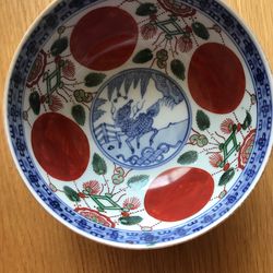 Antique Chinese Hand Painted Porcelain Bowls Signed