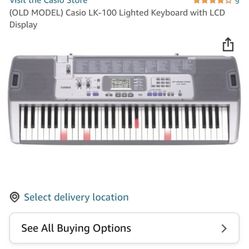Casio LK-100 Lighted Keyboard 
