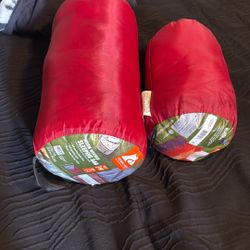 *DEAL*  Lot Of 2 Ozark Trail Sleeping Bag And Packable Blanket 