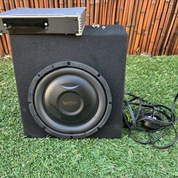 Kenwood amplifier and Infinity Subwoofer 