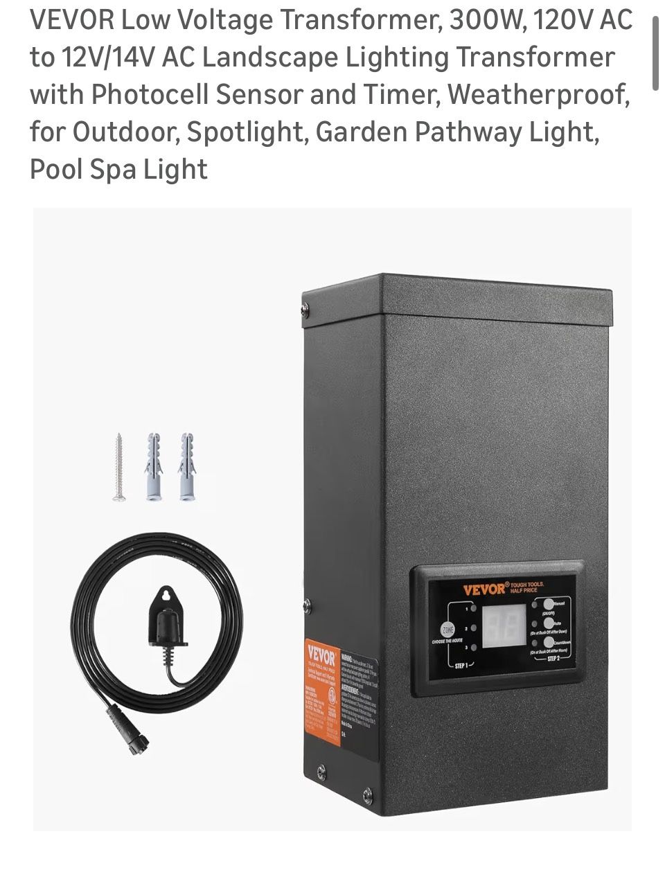 Low Voltage Transformer