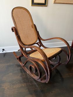 Bentwood Cane Rocking Chair