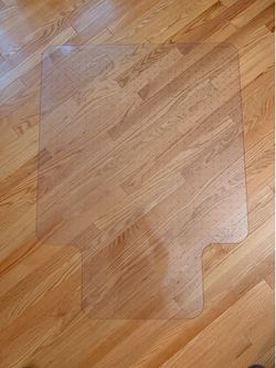 Clear Office Chair Mat with Lip for Carpet