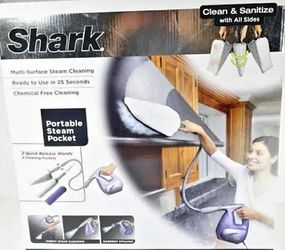 Shark Portable Steam Pocket System Steam Cleaner Sealed Pads/Accessories