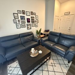 Leather, Recliner Couch