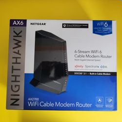 Netgear AX2700 Cable modem and router