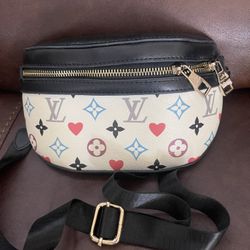 White Multicolor Bumbag