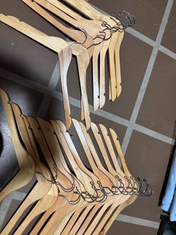 Wooden hangers