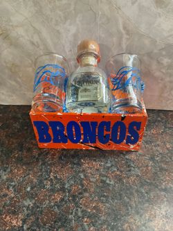 Broncos Shot Glass Set