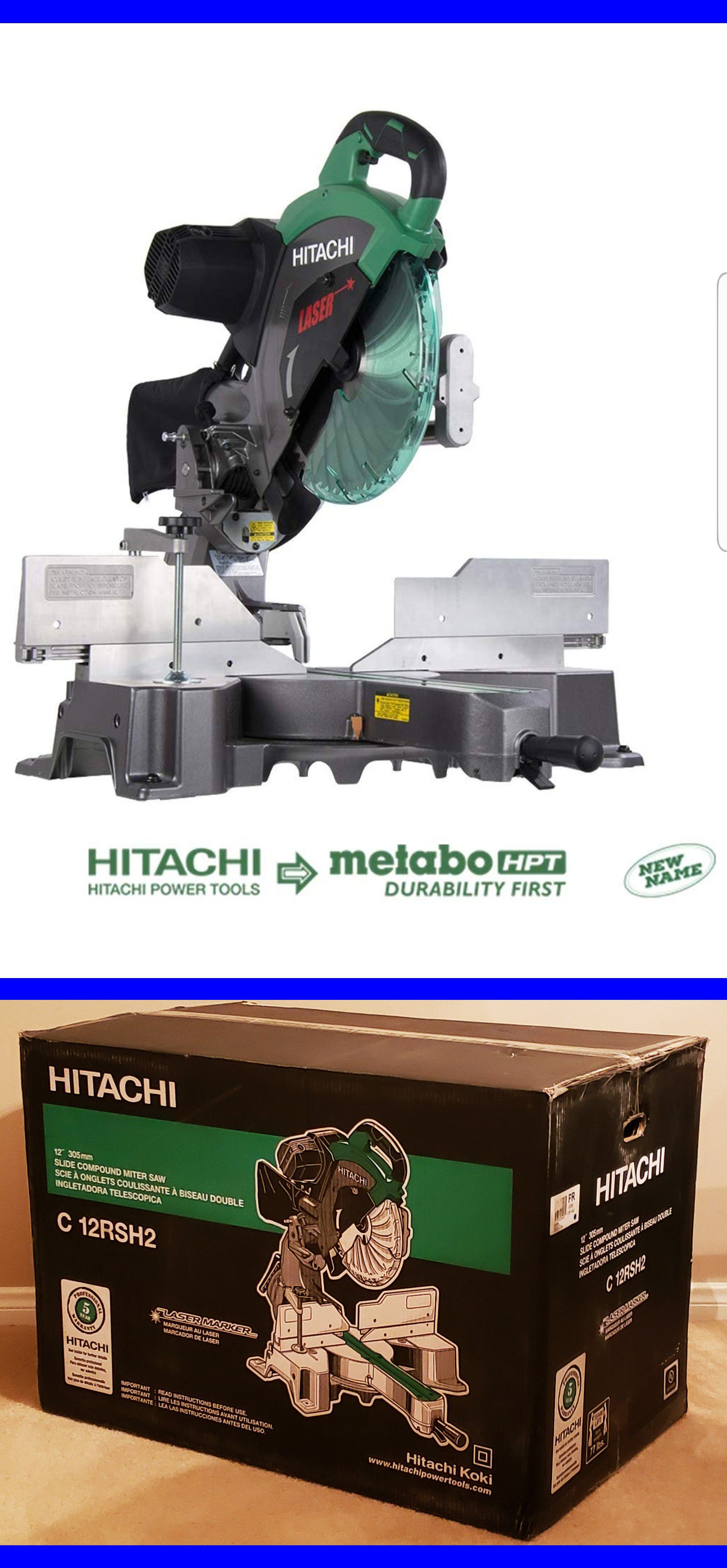 Brand New Hitachi C12RSH2 15-Amp 12-Inch Dual Bevel Sliding Compound Miter Saw with Laser Marker