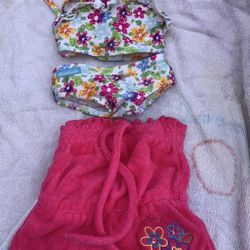 American Girl Bathing Suit 👙 And Cover Up