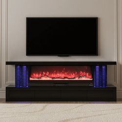 Fireplace Bluetooth/Heater/LED
