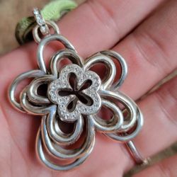 Brighton Infinity Flower Necklace OBO