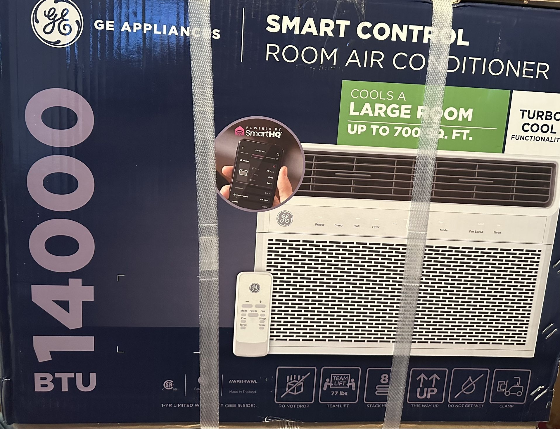 GE SMART Control Room Air Conditioner 14,000 Btu