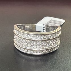 10k Unisex Diamond Ring