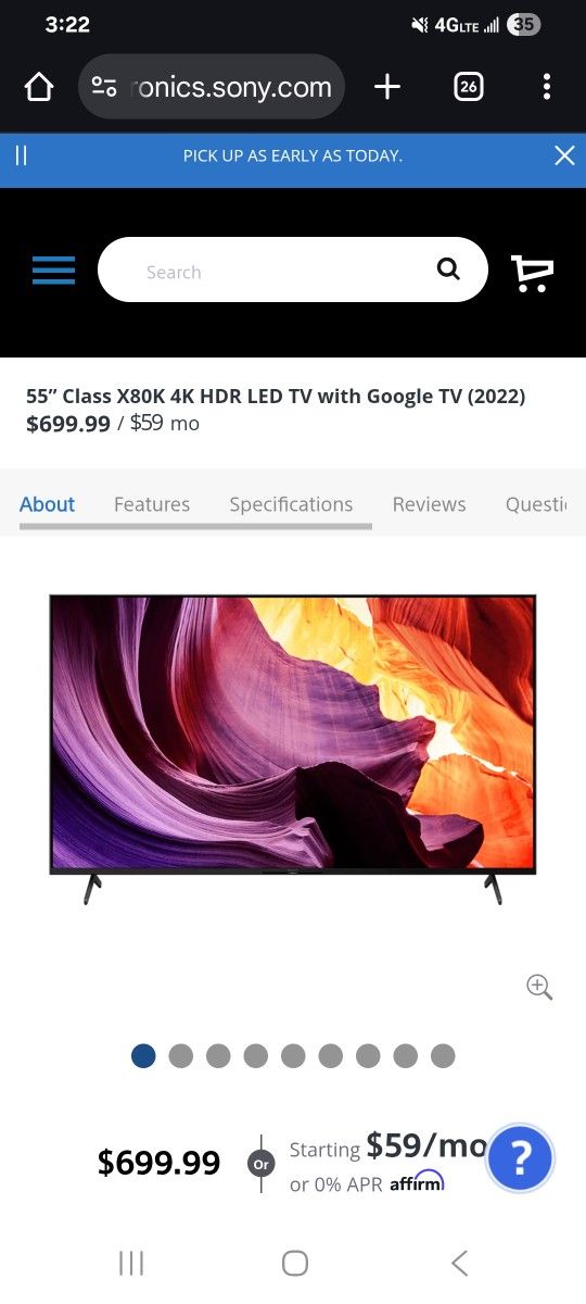 📺 Sony 55in TV Was 700 NOW 500!! 🤯🤯