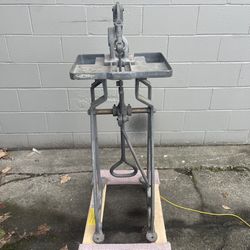 Industrial Vintage Scovill Manufacturing Company Model 30 kick press foot press cast iron