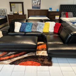 COMFY NEW RIO SECTIONAL SOFA AND OTTOMAN SET ON SALE ONLY $899. IN STOCK SAME DAY DELIVERY 🚚 EASY FINANCING 