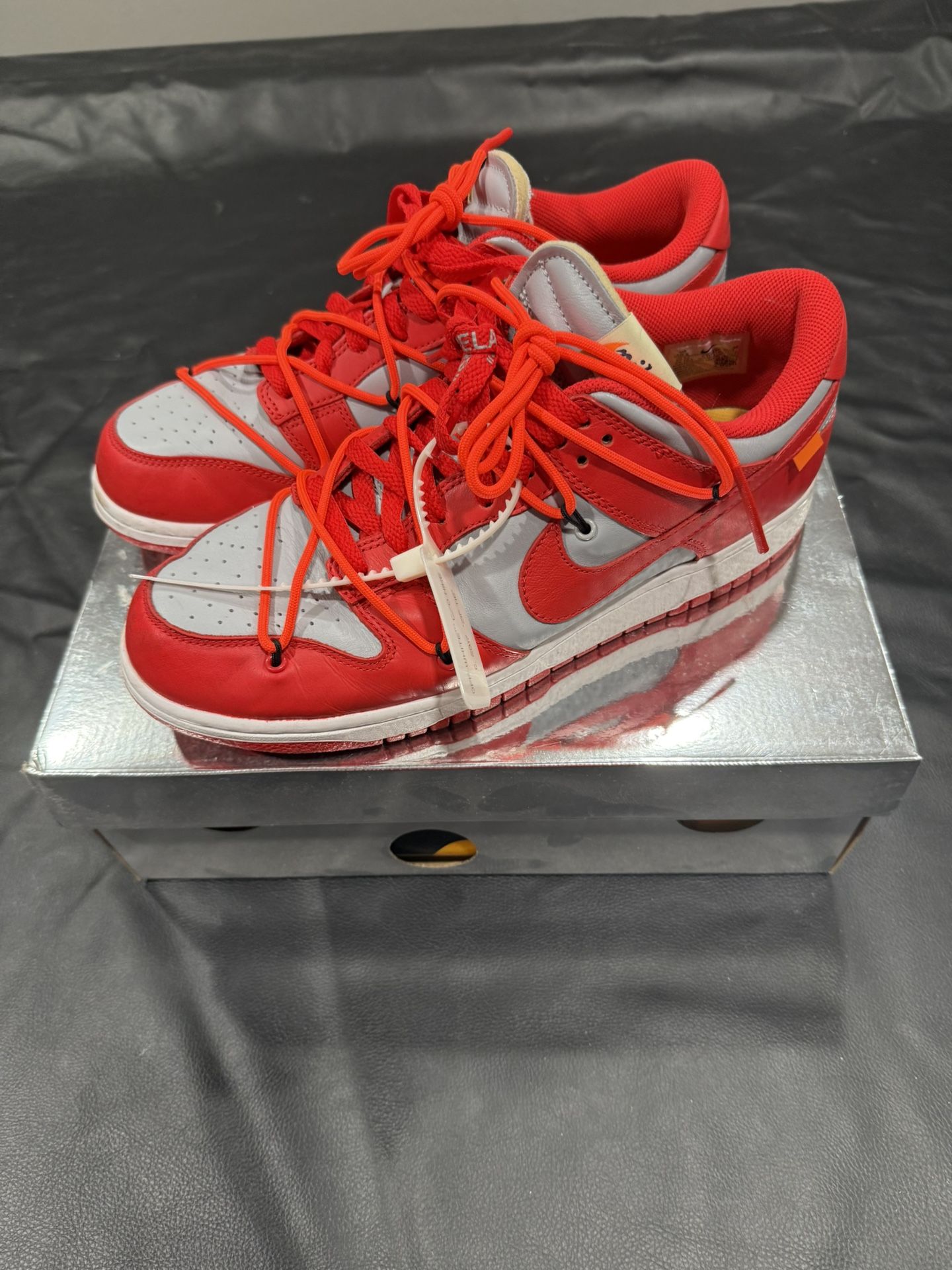 Nike Dunk Low Off White University Red - 10.5