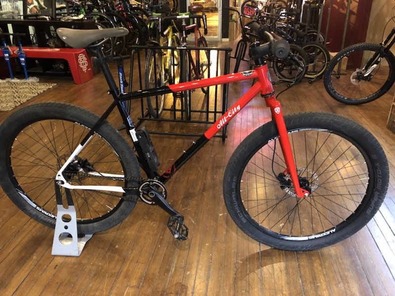 All City Log Lady, large rigid SS MTB