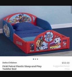 Paw Patrol Toddler Bed Frame (Mattress Sold Separately)