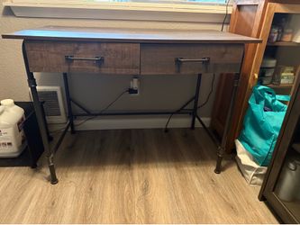 Brown desk