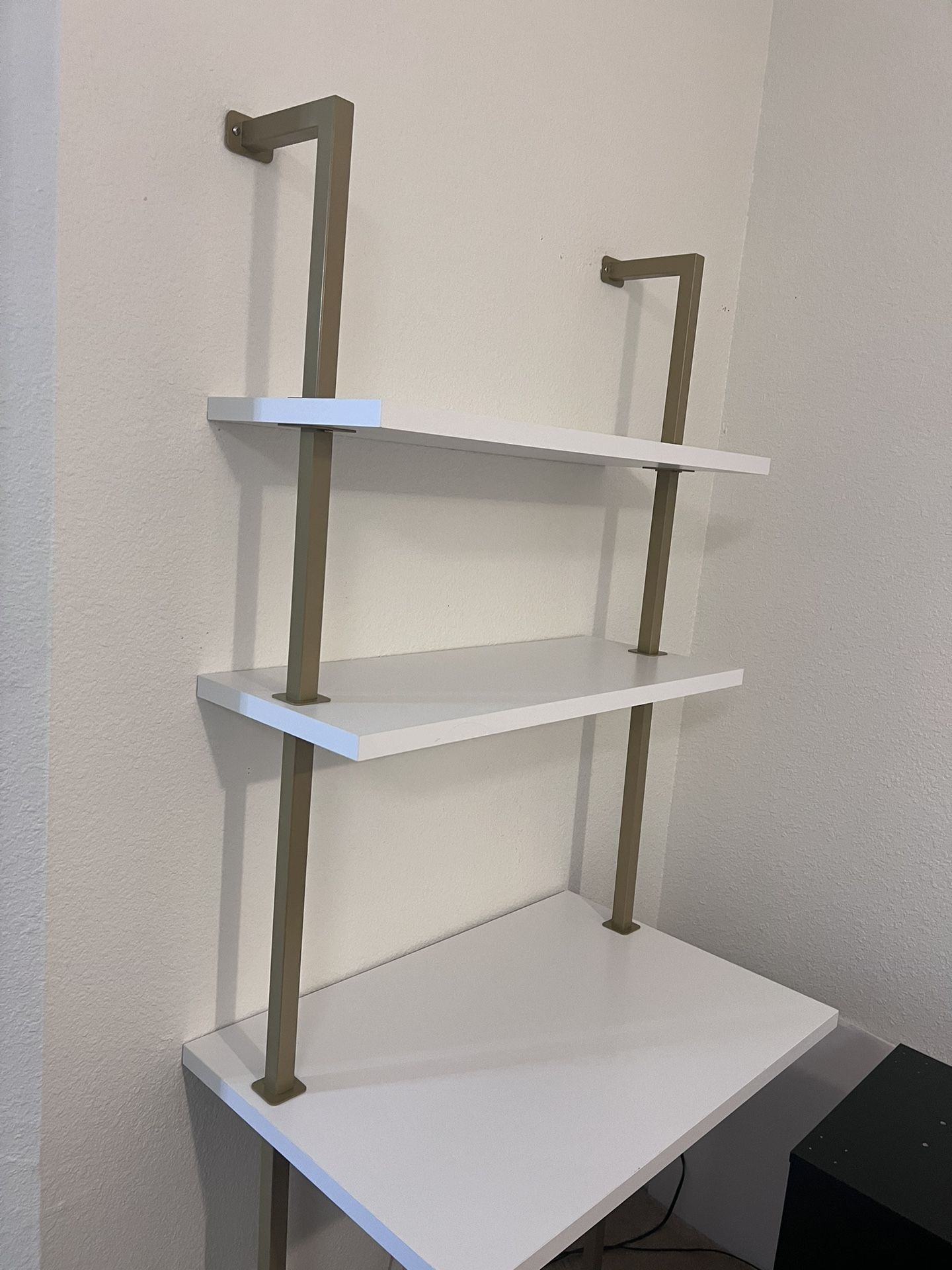 Shelf/desk Wall Mount ladder