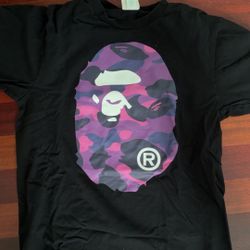 BAPE Purple Camo Tee