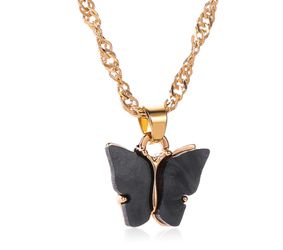 Butterfly Necklace long wild clavicle