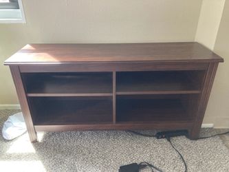 Dark Wood TV Stand