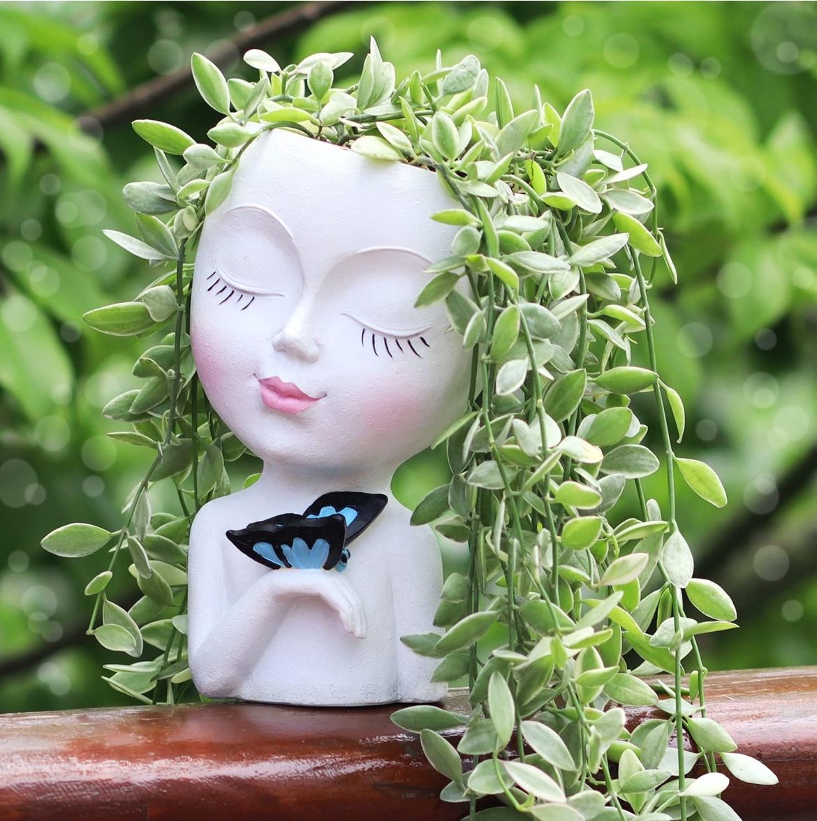 Face Planter Flower Pot