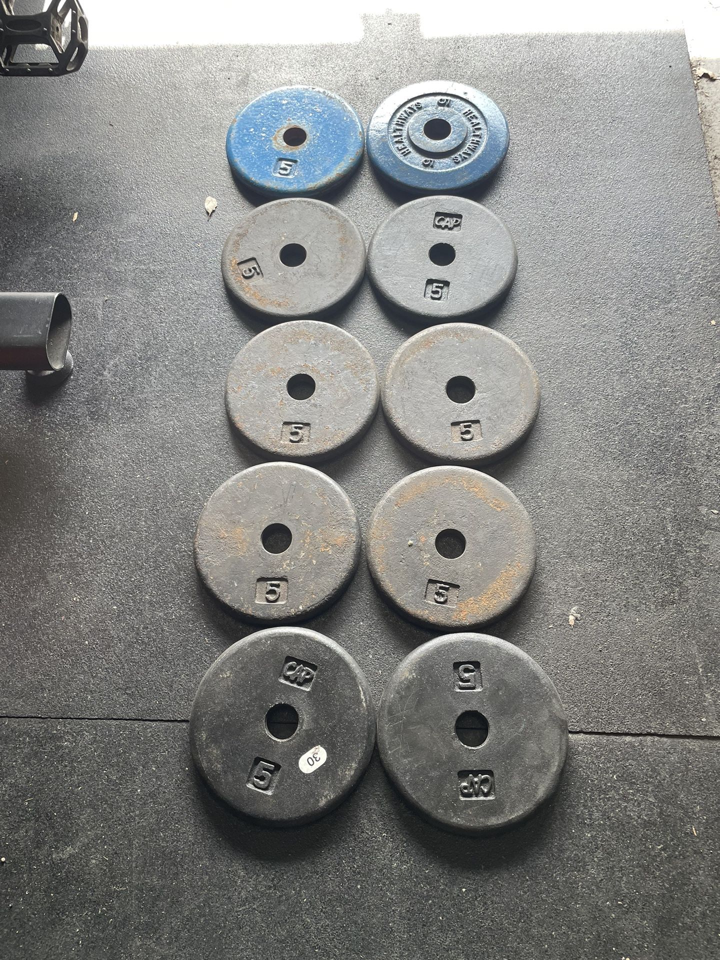 5lbs Standard 1” Weight Plate… Home Gym Fitness…