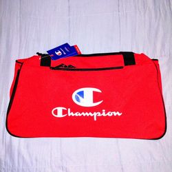NEW Red Champion Travel Or Gym Duffle Bag 