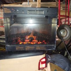 Chimenea Electric ⚡ Working Good 30" W X25" H 12" Dep 