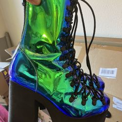 Doll Kill Platform Boots
