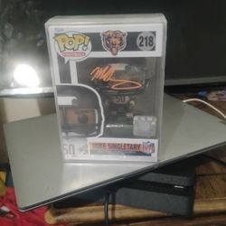 Mike Singletary Autograph Funko Pop
