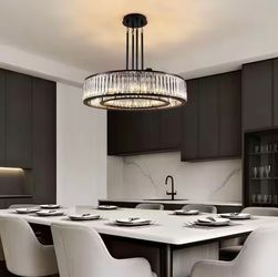 37 in. premium sparkling crystal Chandelier