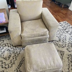 Oversized Chair And Ottoman