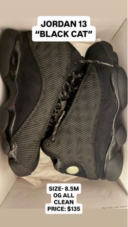 JORDAN 13 BLACK CAT