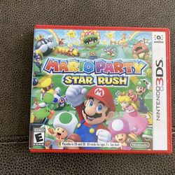 Mario Party Star Rush Nintendo 2DS 3DS Game complete with case and manual