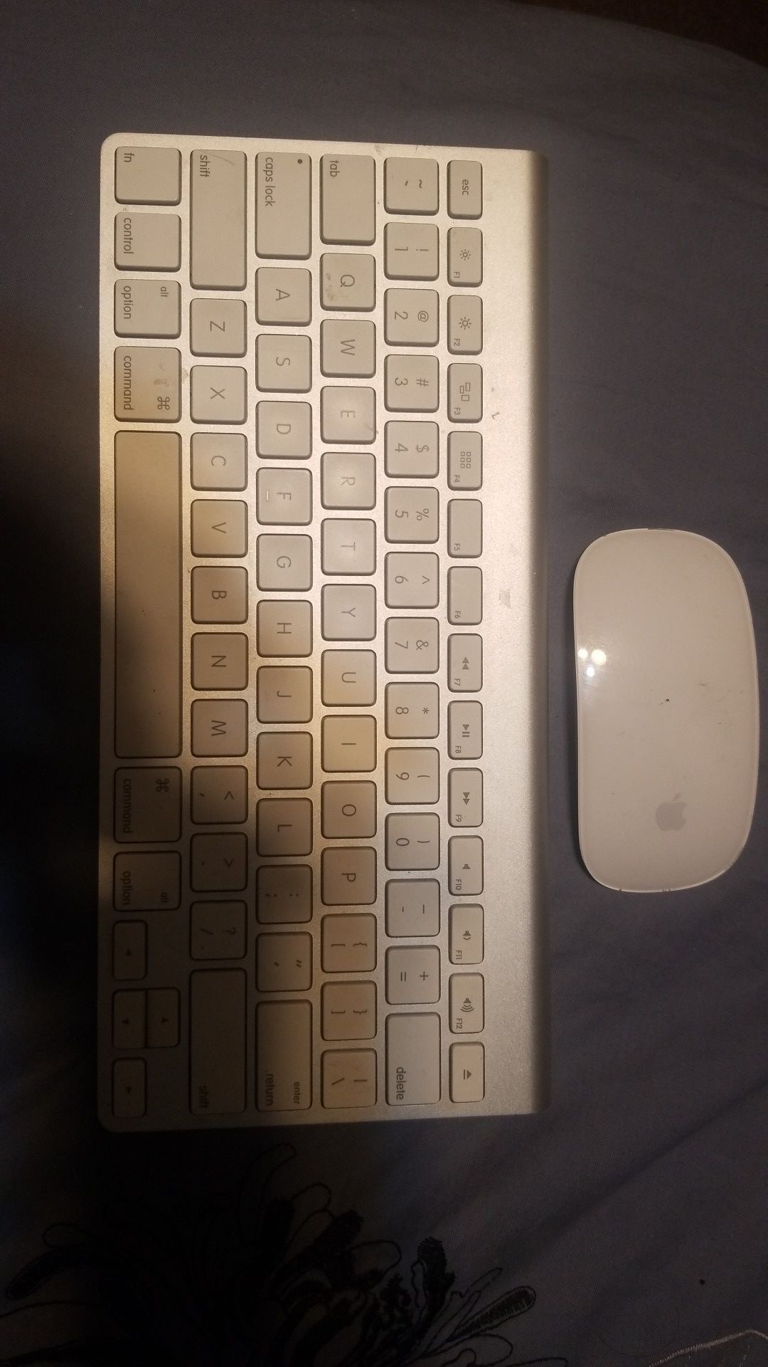 Apple wireless keyboard and mouse