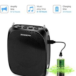 ZOWEETEK Voice Amplifier for teaching,Voice Amplifier Microphone Headset,Portable Voice Amplifier for Teachers,Coaches,Training,Presentation,Meeting,T