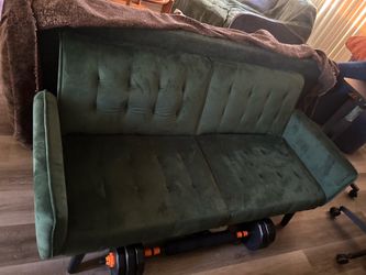 Velvet Green Futon