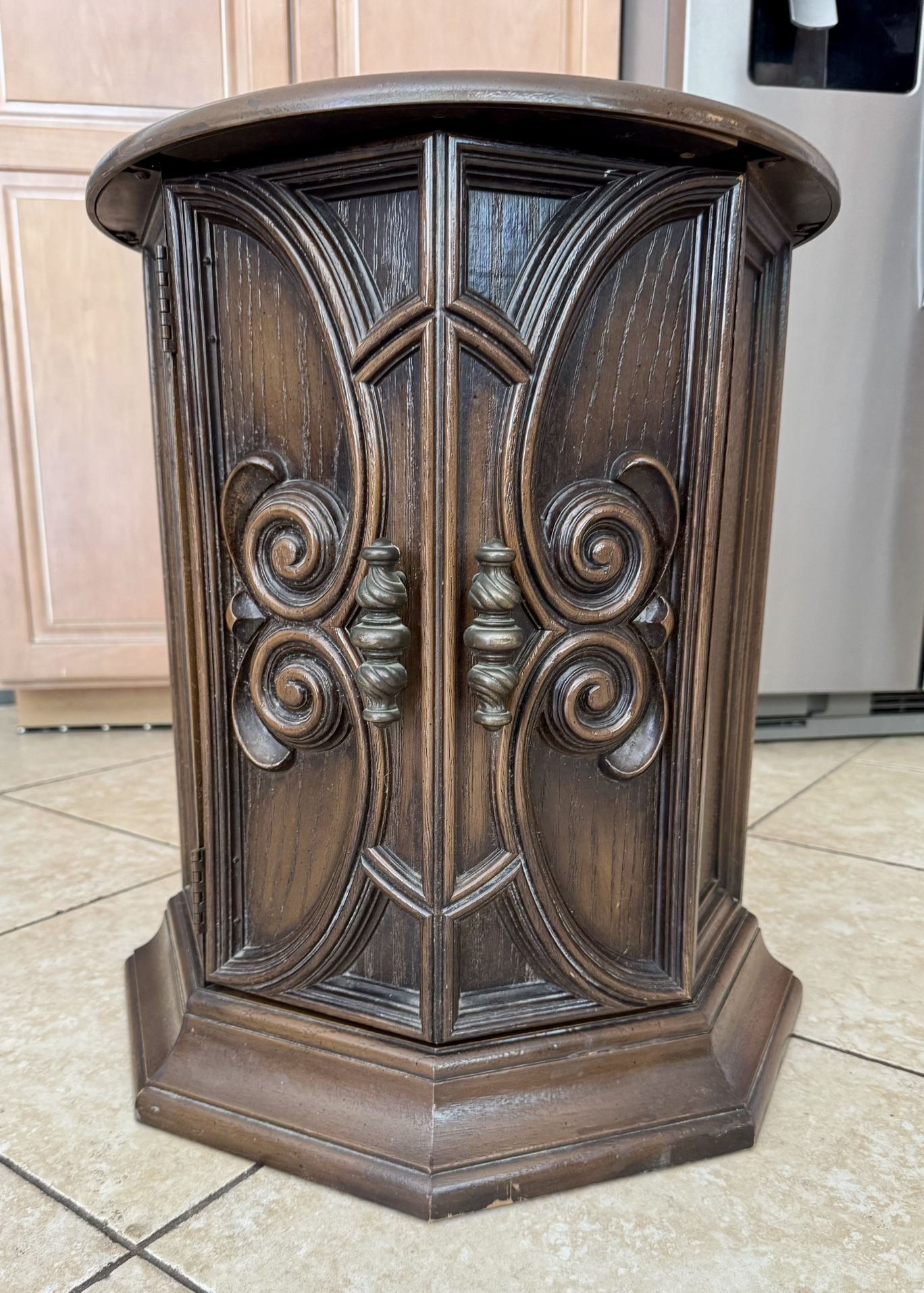 Vintage unique end table