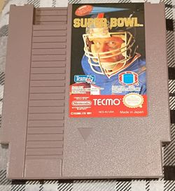 Tecmo Super Bowl NES Cartridge