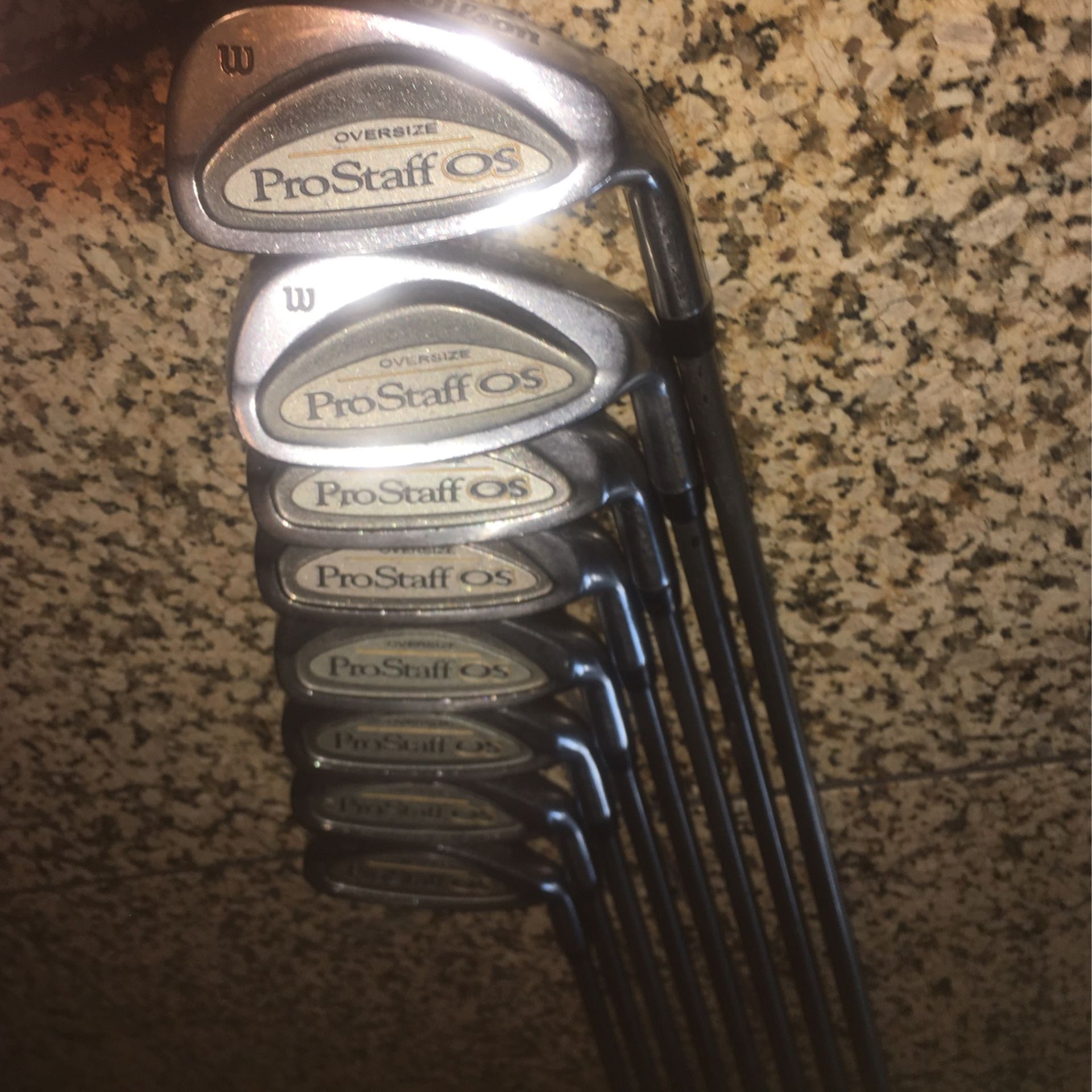 Set Of 8 Wilson Golf Clubs Perfect Condition 