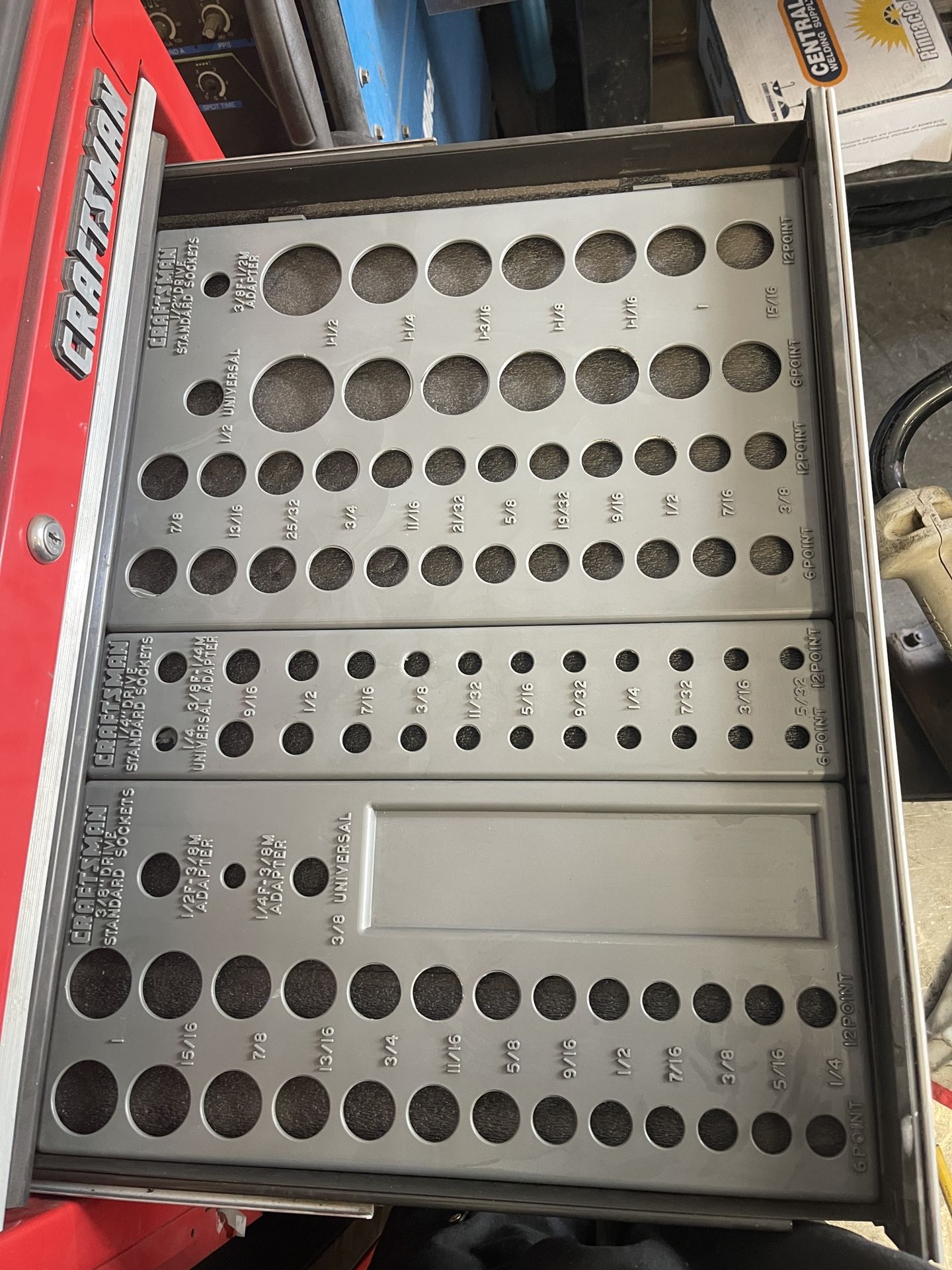 CRAFTSMAN Tool Socket Set Organizer Divider Standard & Metric