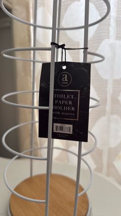 New White toilet paper holder  $15 obo
