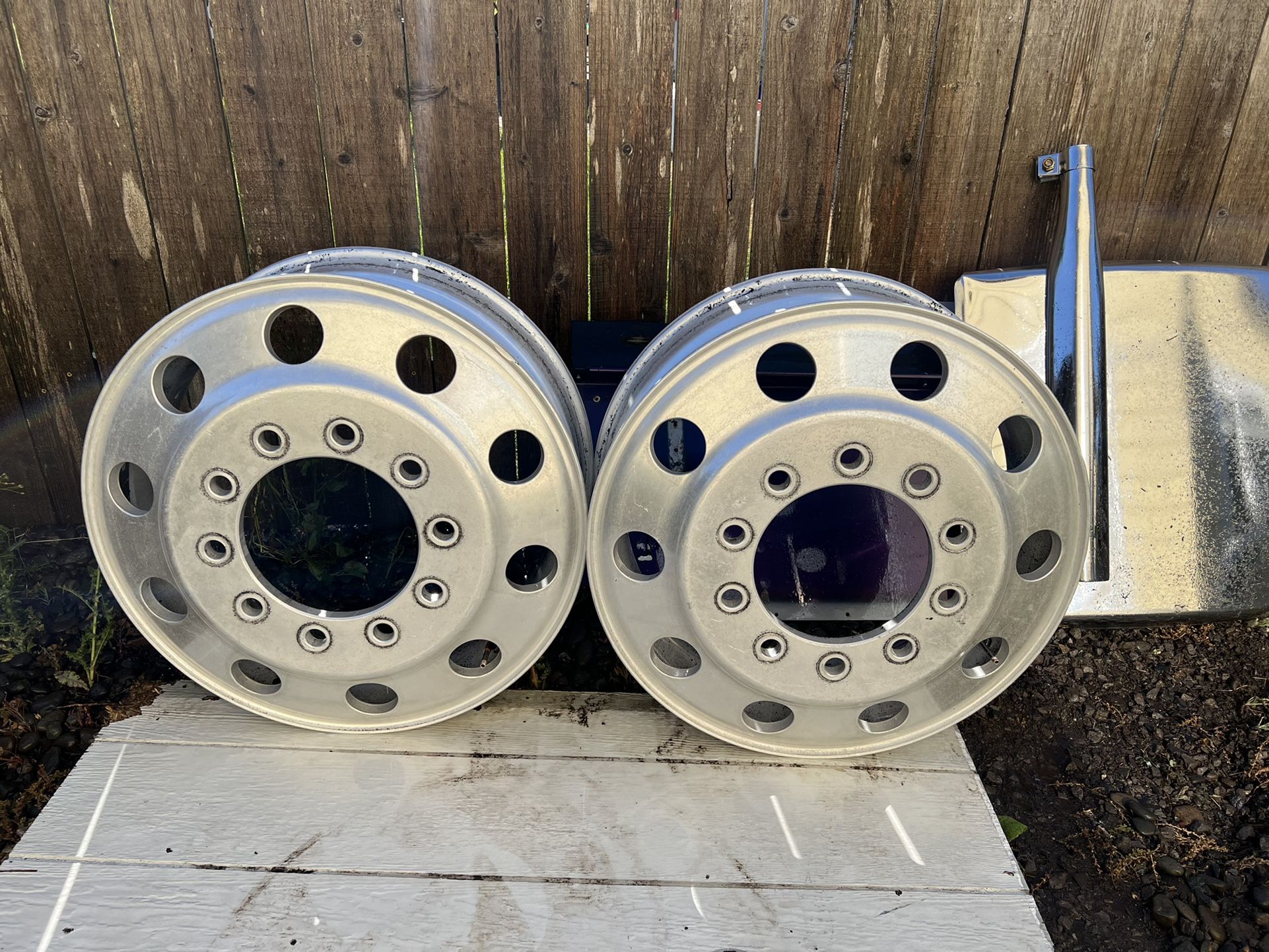 Semi Truck Rims Aluminum Size 24.5