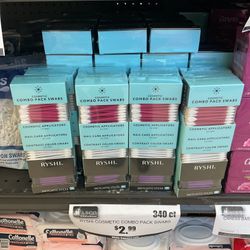 Ryshi Cosmetic Combo Pack Swabs 